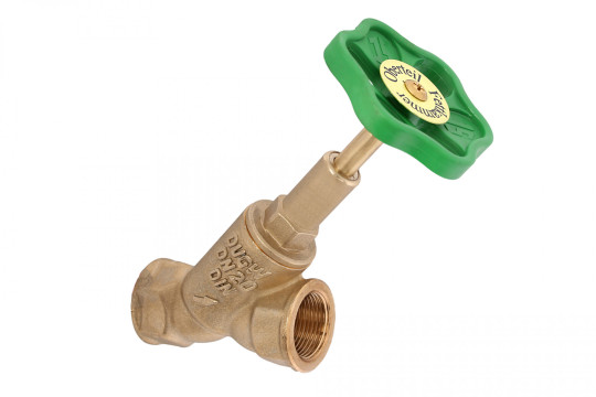 Mosazný uzavírací ventil Schlösser  šikmý typ 1505 - DN 32 - 5/4"