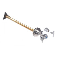 Schlösser Frost-Tec - s chrom.ovl.růžicí a nástrč.klíčem 1/2"-DN15-150-540 mm - zkracovací