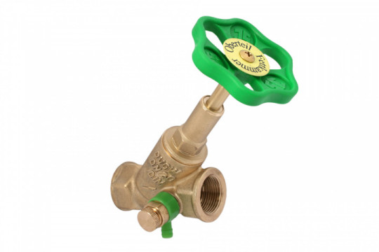 Schlösser ventil šikmý typ 1510 - DN 15 - 1/2" - s vypouštěním