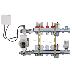 TOPHEAT RPT10-03 rozdělovač s mísením a elektronickým čerpadlem, 3 okruhy