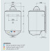 ARISTON S/SGA X 80 zásobnikový ohřívač 75,7l, plynový, závěsný