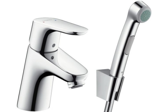 HANSGROHE FOCUS E2 páková umyvadlová baterie s bidet. sprškou