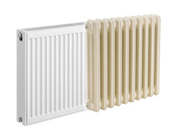 KORADO RADIK KLASIK-R deskový radiátor 33-550/1100, boční připojení, white RAL9016