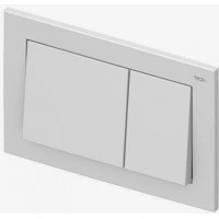 TECE BASE ovládací tlačítko 214x145mm, pro WC, dvoumnožstevní splachování, bílá