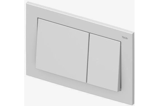 TECE BASE ovládací tlačítko 214x145mm, pro WC, dvoumnožstevní splachování, bílá