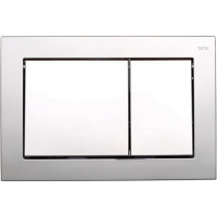TECE BASE ovládací tlačítko 214x145mm, pro WC, dvoumnožstevní splachování, lesklý chrom