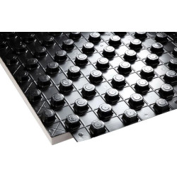 Systémová deska s 33mm izolací, s kročejovým útlumem, černá 800 × 1400 mm (6,72m2)