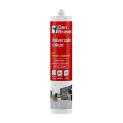 DEN BRAVEN NANO TECH sanitární silikon 280 ml, bílá