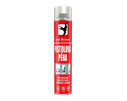 DEN BRAVEN pistolová pěna 750 ml, žlutá