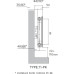Radiátor Topheat VK-8U 11-500/400 - univerzální připojení