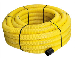 FRÄNKISCHE FF-DRÄN trubka DN125 ohebná, drenážní, meliorační PVC-U