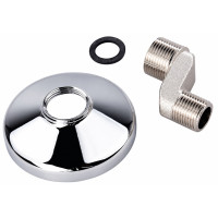 Excentrická etážka 1/2"x3/4", s rozetou, chrom Excentrická etážka 1/2"x3/4", s rozetou, chrom