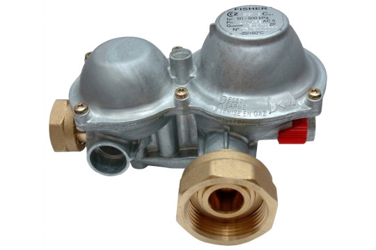 HUTIRA B10NG regulátor tlaku 3/4"x1 1/4", domovní, rohový, zinek/slitina hliníku