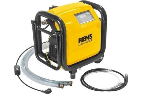 REMS MULTI PUSH SLW jednotka elektrická 1500W, proplachovací, pro zkoušení tlaku s kompresorem a vodním čerpadlem, sada