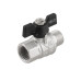 Kulový ventil BLACK 3/4" MF Motýl PN40 185°C PLNOPRŮTOK
