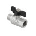 Kulový ventil BLACK 3/4" MF Motýl PN40 185°C PLNOPRŮTOK