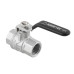 Kulový ventil BLACK 3/4" FF páka PN40 185°C PLNOPRŮTOK