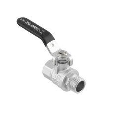Kulový ventil BLACK 1/2" MF páka PN50 185°C PLNOPRŮTOK