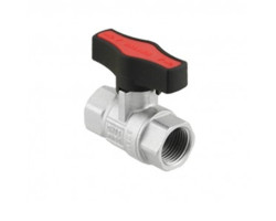 Kulový ventil GOLD 1/2" FF Motýl PN64 PLNOPRŮTOK