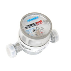 Bytový vodoměr ZENNER ETWD-M 2,5-110 1/2" x 3/4" 1,6m3 TV