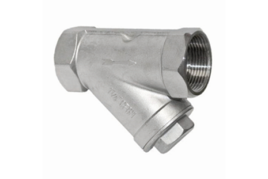 NEREZOVÝ šikmý filtr DN15 - 1/2" PN63 Plnoprůtok, -20°C až 180°C