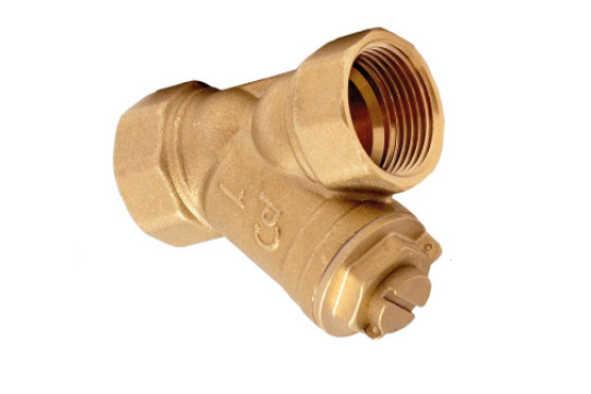Mosazný šikmý filtr 5/4" MAGNETICKÝ PN30, -30°C - 150°C Plnoprůtok