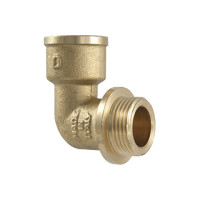 MOSAZNÉ KOLENO S LEMEM MF