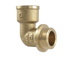 Mosazné koleno s lemem MF 6/4" x 6/4"