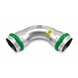 INOXPRESS GAS Oblouk I/I 90° 54mm