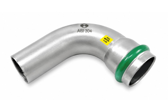 INOXPRESS GAS Oblouk I/A 90° 15mm