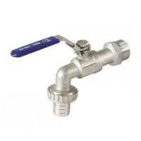 NEREZ Zahradní kulový kohout 1/2" PN16 AISI 316, uzamykatelná páka