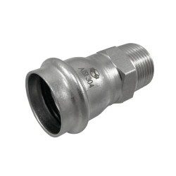 INOXPRESS Přechod vnější závit 22 mm x 3/4" 