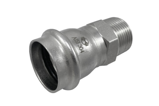 INOXPRESS Přechod vnější závit 22 mm x 1/2" 