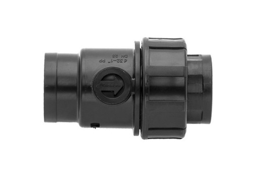 PE Zpětná klapka závitová 6/4" x 6/4" - PN16, na polyetylen