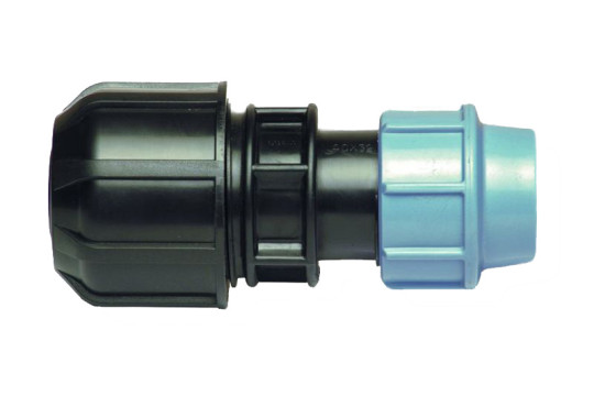 PE Přechodová spojka trubek 20 mm x (15 - 22 mm)