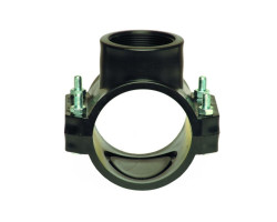 PE Navrtávací třmen 160 mm x 1" PN10 - Polyetylen