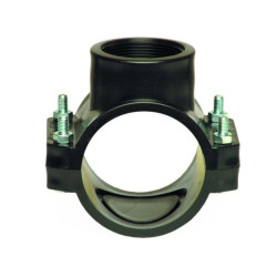 PE Navrtávací třmen 160 mm x 1" PN10 - Polyetylen