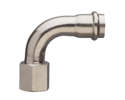 Frabopress INOX koleno 90° prodloužené s vnitřním závitem 22 mm x 3/4"
