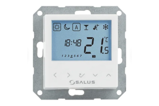 BTRP230 Digitální programovatelný termostat - montáž do rámečku 55×55 mm BTRP230 Digitální programovatelný termostat - montáž do rámečku 55×55 mm