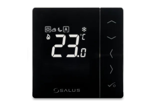 VS35B - Digitální manuální termostat 230V Černý VS35B - Digitální manuální termostat 230V Černý