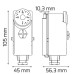 AT10 Příložný termostat 230V AC 50Hz AT10 Příložný termostat 230V AC 50Hz