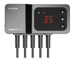 TC PC12HW Termostat pro ovládaní oběhového čerpadla ÚT a TUV