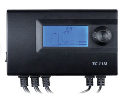 TC 11M Elektronický termostat pro ovládání trojcestného ventilu a oběhového čerpadla TC 11M Elektronický termostat pro ovládání trojcestného ventilu a oběhového čerpadla