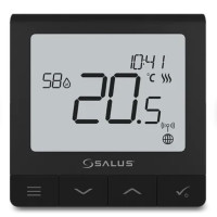 SALUS SQ610B Multifunkční termostat černý SALUS SQ610B Multifunkční termostat černý