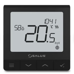 SALUS SQ610B Multifunkční termostat černý