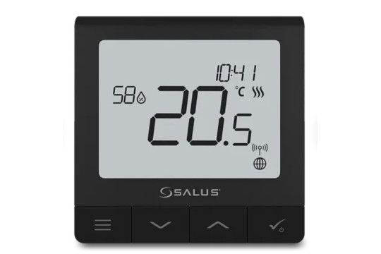 SALUS SQ610B Multifunkční termostat černý