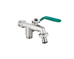 4200V - KULOVÝ KOHOUT ZAHRADNÍ SE 2 VÝVODY 1/2"