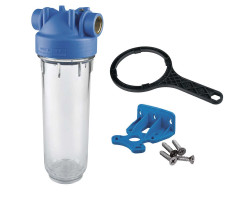 Vodní filtr ATLAS Senior 10" 2P 1" SX/BX, 45°C - DP s příslušenstvím