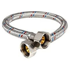 Tlaková propojovací flexi hadička FF 1/2" x 3/4" 20cm, PN10, 100°C