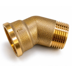 Mosazné koleno 45° MF 1/2" PN16